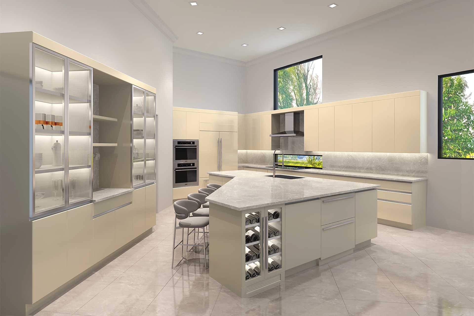 Kitchen Designs with IBI Designs' Rendering Services